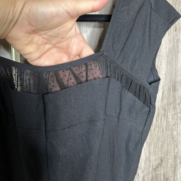 Stop Staring Vintage Dress Fit and Flare Dark Academia Black Color Retro Size M - Picture 5 of 9